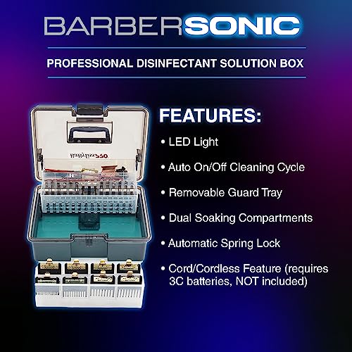 BaBylissPRO BarberSONIC Professional Disinfectant Solution Box
