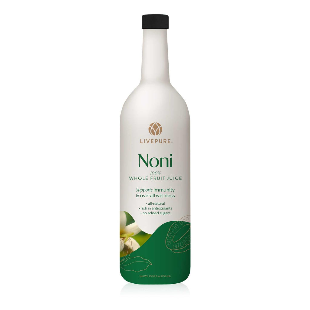 Pure Noni Juice | 25.35 fl oz | 100% Whole Fruit, No Added Sugars