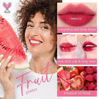 Lip Tint Stain Set, Korean Water Tint Lightweight Non-sticky, Waterproof Long Lasting Liquid Blush & Lip Stain, Transfer-Proof, Matte Finish Lip Color Makeup (fruit platter)