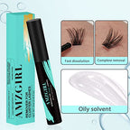 Eyelash Extension Remover 12ML,Lash Cluster Remover For Lash Extensions,Individual Lashes Remover Non Irritating,Diy Eyelashes Clusters Glue Remover Oil,Eye Cleanser For Removal Diy Lash Extensions