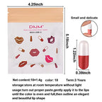 evpct 18Pcs Mini Pills Lipstick Capsule Set for Women Waterproof Long Lasting Deep Red Matte Small Magic Permanent Lipstick 24 Hour Lipstick Bulk Samples Sampler labiales mate 24 horas originales 02