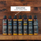 Live Bearded Beard Conditioner, 8 fl oz - Strengthens and Softens Facial Hair - Made in the USA - All-Natural Ingredients with Biotin, Caffeine | Executive Scent - Cedar, Vanilla