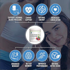 BlueEarth Company L-Arginine 5000mg + L-Citrulline 2000mg Complex Powder Supplement - Nitric Oxide Booster - Heart Health, Blood Flow, Energy & Endurance - 30 Servings (Berry Blend)
