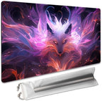 Board Game 14x24in MTG Playmat Compatible for OCG CCG RPG TCG Playmats (Nine Tailed Fox 3)
