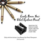 Artisan L'uxe Beauty Velvet Jumbo Eyeliner Pencil - Smokey Eyes in 3 Minutes - Water-Proof, Smudge-Proof, Long-Lasting - Age-Defying Essential Oils - Entice (Shade: Violet)