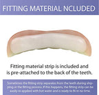 Professional Cosmetic Upper - New from Instant Smile! Hand Crafted Detail, Custom fit at Home! Works Best in Medium to Large Sized Mouths.