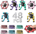 Transformable Fidget Spinners for Kids and Adults Stress Relief Sensory Toys for Boys and Girls Fingertip Gyros for Kids Classroom Birthday Party Favors