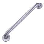 Amazon Basics Bathroom Handicap Safety Grab Bar, 24 Inch Length, 1.25 Inch Diameter, Holds up to 500LBs, ADA Compliant, Stainless Steel
