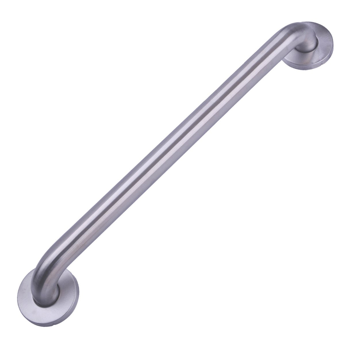 Amazon Basics Bathroom Handicap Safety Grab Bar, 24 Inch Length, 1.25 Inch Diameter, Holds up to 500LBs, ADA Compliant, Stainless Steel