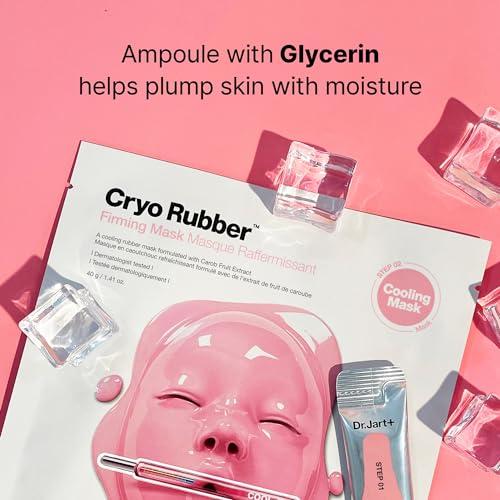 Dr.Jart+ Cryo Rubber Firming Face Mask with Moisturizing Glycerin | Korean Skin Care, 1 Pack