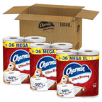 Charmin Ultra Strong Toilet Paper, 18 Mega XL Rolls = 108 Regular Rolls
