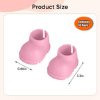 Sunla 10 Pairs Doll Shoes for 17cm Dolls, Cute Mini Shoes Accessories for 17cm Dolls Sitting Standing Series, Silicone Doll Rain Shoes Boots(No Doll)