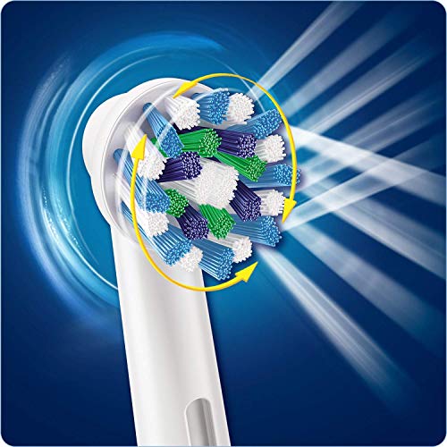 Braun Oral-B Crossaction 3-in-1 Toothbrush Heads by Oral-B | Packing may be vary (8 Count)