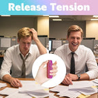 Little Ouchies Pain Fidget, Pain Stim Fidget for Stress Relief & Focus, Little ouchies, Mini Fidget Toys, 3D Printed with Hard Spiky Fidget Massage Keychain (6PCS)