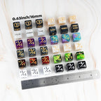 78 Pieces MTG Dice Counters Bulk Life Keyword Counter Dice Set Plus 1/+1 Buff Ability Tokens for MTG, TCG, Cards Gaming Accessories