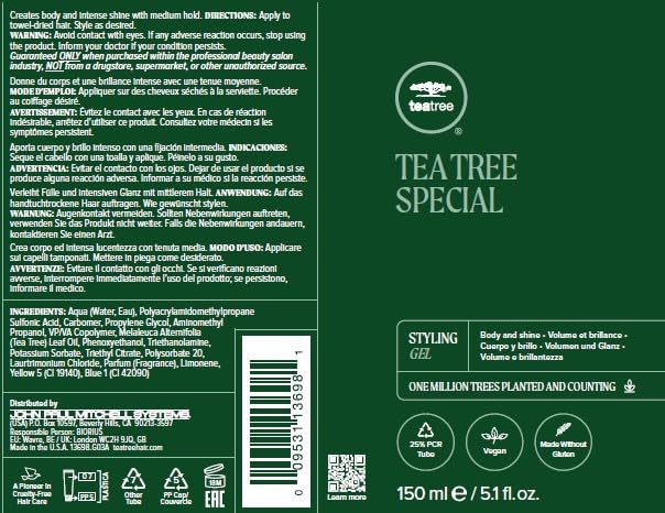 Paul Mitchell Tea Tree Styling Gel, 200 ml