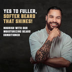 Viking Revolution Beard Wash and Beard Conditioner for Men with Argan Oil and Jojoba Oil - Beard Softener and Strengthener Beard Care Beard Shampoo and Conditioner with Beard Oil (5oz, Spiced Vanilla)