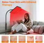 Red Light Therapy Lamp：Gooseneck Infrared Red Light Therapy Lamp with Led 660nm&850nm Red Light Therapy for Face and Body,Remote Control Near Infrared LED Red Light Therapy lamp Device at Home