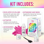 Punky Colour Off Hair Dye Remover Kit, Safely Removes Temporary, Semi-Permanent, Demi-Permanent, and Permanent Hair Colors, Easy and Gentle Hair Color Removal Solution