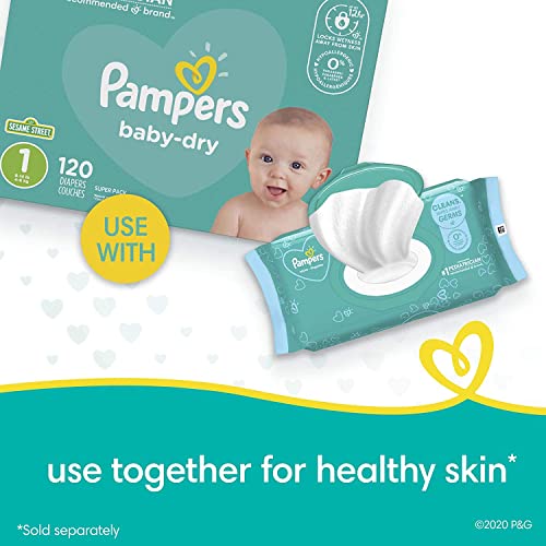 Pampers Baby Wipes Fragrance Free 10X Pop-Top Packs 800 Count