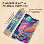 Tardis in Space (Stitched) - Doctor Who, MTG Playmat - Compatible with Magic The Gathering Playmat - Play MTG, YuGiOh, TCG - Original Play Mat Art Designs & Accessories