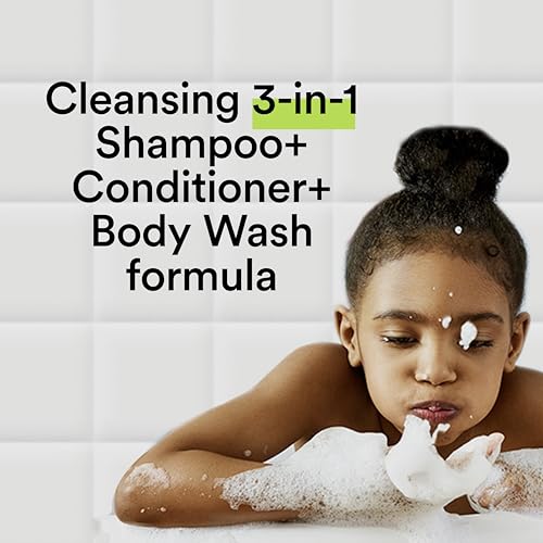 Suave Kids 3-in-1 Tear Free, Body Wash, Shampoo and Conditioners, Dermartologist Tested, Watermelon Wonder, 18 Oz Pack of 6