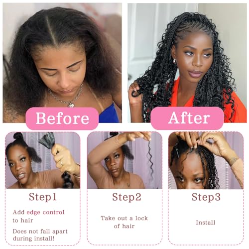 Deep Wave Bulk Human Braiding Hair 3 Bundles 110g 24 Inch Human Ginger Braiding Hair for Boho Braids Color 350 No Weft 100% Percent Brazilian Human Braiding Hair Extensions for Micro Braiding
