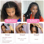 Deep Wave Bulk Human Braiding Hair 3 Bundles 110g 24 Inch Human Ginger Braiding Hair for Boho Braids Color 350 No Weft 100% Percent Brazilian Human Braiding Hair Extensions for Micro Braiding