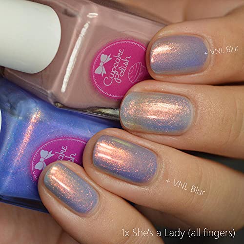 VNL Blur #1 (fair) - Visible Nail Line Neutral Base Coat Nail Polish by Cupcake Polish
