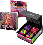 Shashibo Limited Edition Gartel Shape Shifting Box - Award-Winning, Patented Fidget Cube w/ 36 Rare Earth Magnets - Designed by Digital Art Pioneer Laurence Gartel (4 Pack)