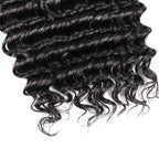 Human Braiding Hair Boho Braids Human Hair No Weft Micro Wet And Wave Braiding Hair 50g One Bundle/Pack (20 inch,Deep Wave Natural Black)