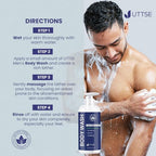 Tea Tree Body Wash: Antifungal Soap for Men - Eliminates Body Odors & Skin Irritations - 11.8fl oz/350mL