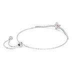 Swarovski Ariana Grande x bracelet, Mixed cuts, Flower, Multicolored, Rhodium plated