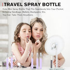 Mini Spray Bottle 10ml, Refillable Glass Spray Bottle, Glass Bottle Atomizer, Perfume Mouthwash Atomizer for Cleaning Refillable Container for Travel, Essential Oils, Perfume 40 Pcs, 10ml