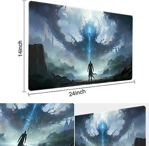 MTG Playmat - Non-Slip Backing Printing, Ideal for Card Game Enthusiasts TCG Playmat (Divine Summon-No Deck)