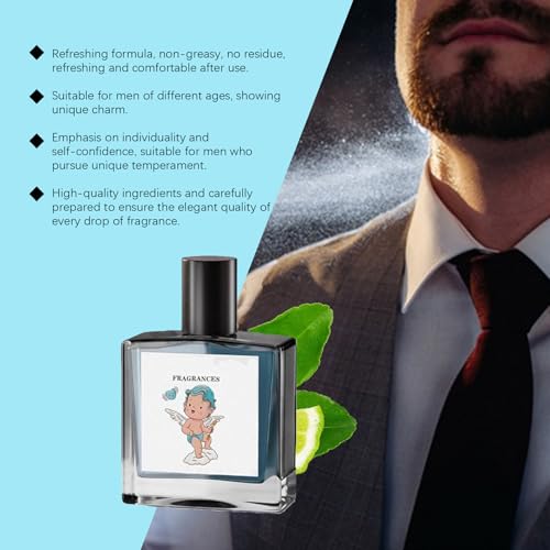 Pheromone Cologne for Men, Hypnosis 2.0 Cologne for Men, Pheromone-Infused Cologne For Men, Long-Lasting Pheromones Scent Fragrance