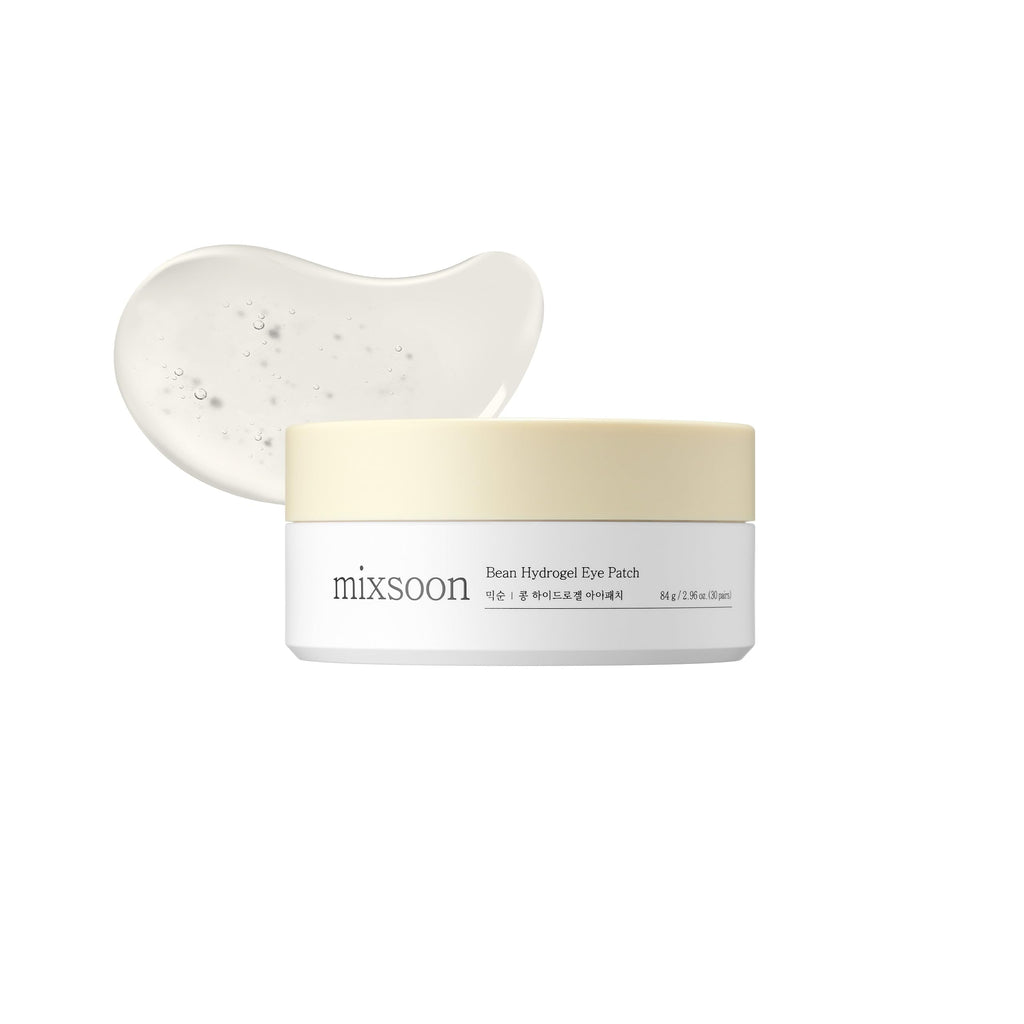 mixsoon Bean Hydrogel Eye Patch 84 g / 2.96 oz. (30 pairs) Korean Glass Skin Care Under Patch Hydrating Radiance Easy Patch fore Korean Glass SKin Care