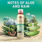 Old Spice Whole Body Deodorant for Men, Total Body Deodorant, Aloe + Rain, Aluminum Free Deodorant Spray for 24/7 Freshness // Dermatologist Tested Whole Body Deodorant, 3.5 oz