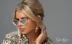 Jessica Simpson Womens J5686 Oversized Square Sunglasses With Uv400 Protection. Glam Gifts For Her, 56 Mm, Rose Fade, 56 Mm US