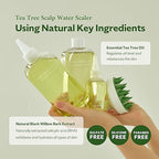 Tea Tree Scalp Water Scaler | Scalp Exfoliator for Itchy Dry Flaky Scalp, Buildup Remover, Treatment for Excess Sebum Oily Greasy Hair | Korean Hair Care Products, Refill 16.9 fl oz