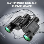 8x40 HD Binoculars for Adults -Waterproof & Compact Binoculars for Bird Watching, Hunting, Travel – Low Light Vision, Non-Slip Grip, Durable Optics