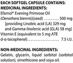 Efamol - Beautiful-Skin Evening Primrose Oil, clinically proven to improve skin moisture, elasticity and firmness, wrinkles and dull skin, naturally rich in GLA - 500 mg 180 Softgel Capsules