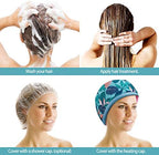 VICARKO Hair Steamer Thermal Heat Cap 𝐄𝐱𝐭𝐞𝐧𝐝𝐞𝐝 𝐂𝐨𝐫𝐝 Deep Conditioning Natural Black Hair Scalp Treatment Spa Hot Head Care Electric for Home Use