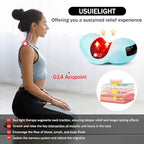 USUIE Red Light Therapy Neck Traction Pillow, Neck Stretcher for Neck Pain Relief, Cervical Traction Device for Tension Headache and Neck Hump Corrector with 10000 mAh Power Bank