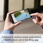 Ring Floodlight Cam Wired Plus — Outdoor home or business security with motion-activated 1080p HD video and floodlights, (2021 release) White