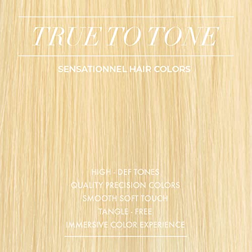 Sensationnel Empire bulk braiding – water wave 14 inch human hair braids for knotless boho box or curly loose wave styles (613 BLONDE)
