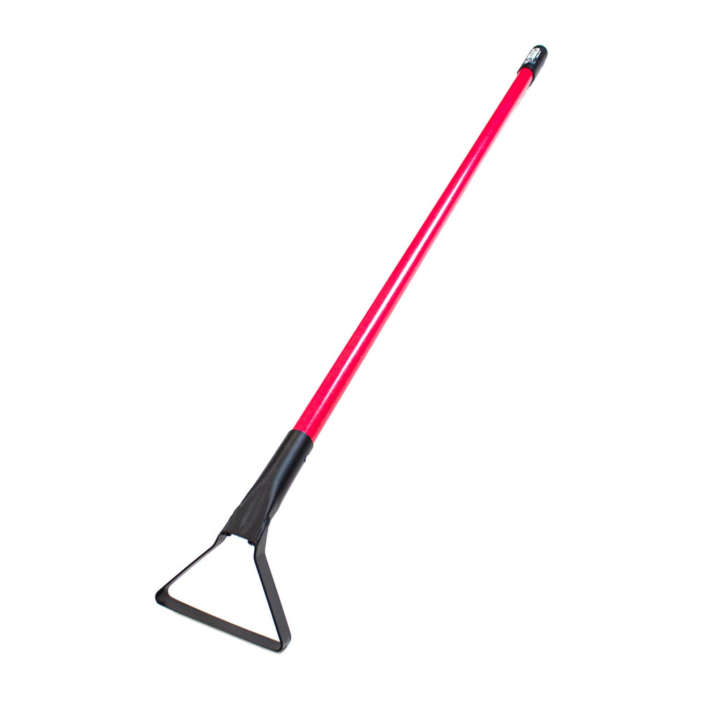 BULLY TOOLS 12-Gauge Loop Hoe w/Fiberglass Handle - Heavy-Duty Garden Hoe Tool for Weeding, Gardening, & Landscaping - Durable Tool for Everyday Garden Soil and Lawn Preparation - Made in The USA