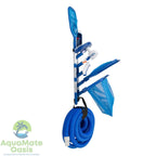 AquaMate Oasis Swimming Pool Accessories Holder, Fence Hooks for Pool Equipment Organizer, Pool tool storage rack for Pool Skimmer Pole Hanger Pool Maintenance Vacuum hose Storage Pool Hooks for Poles