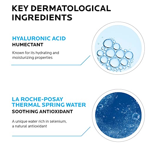 La Roche-Posay Hydraphase HA Rich, Hyaluronic Acid Face Moisturizer for Dry Skin with 72HR Hydration, Oil Free & Non-Comedogenic, 50 ML , 1.69 fl. oz.