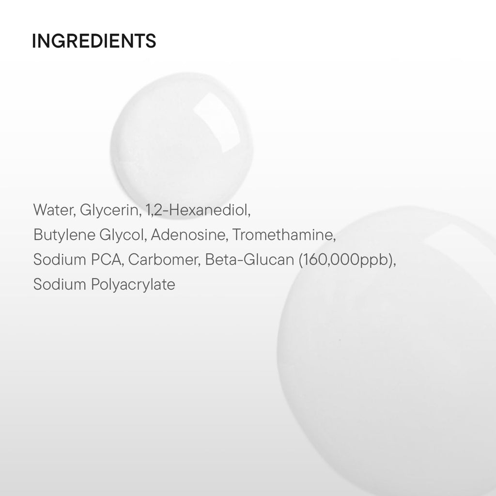 IUNIK Beta-Glucan Power Deep Moisture Serum – Intense Hydration Vegan Korean Serum with Mushroom Yeast Extract – For Dry, Mature, Sensitive Skin, Fine Lines & Loss of Firmness